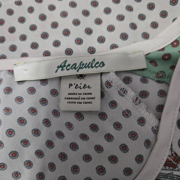 Scotch And Soda/ Maison Scotch Paisley Print Women's Top. Size Small - Picture 14 of 15